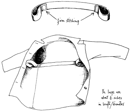 diagram - coat loop lock-on